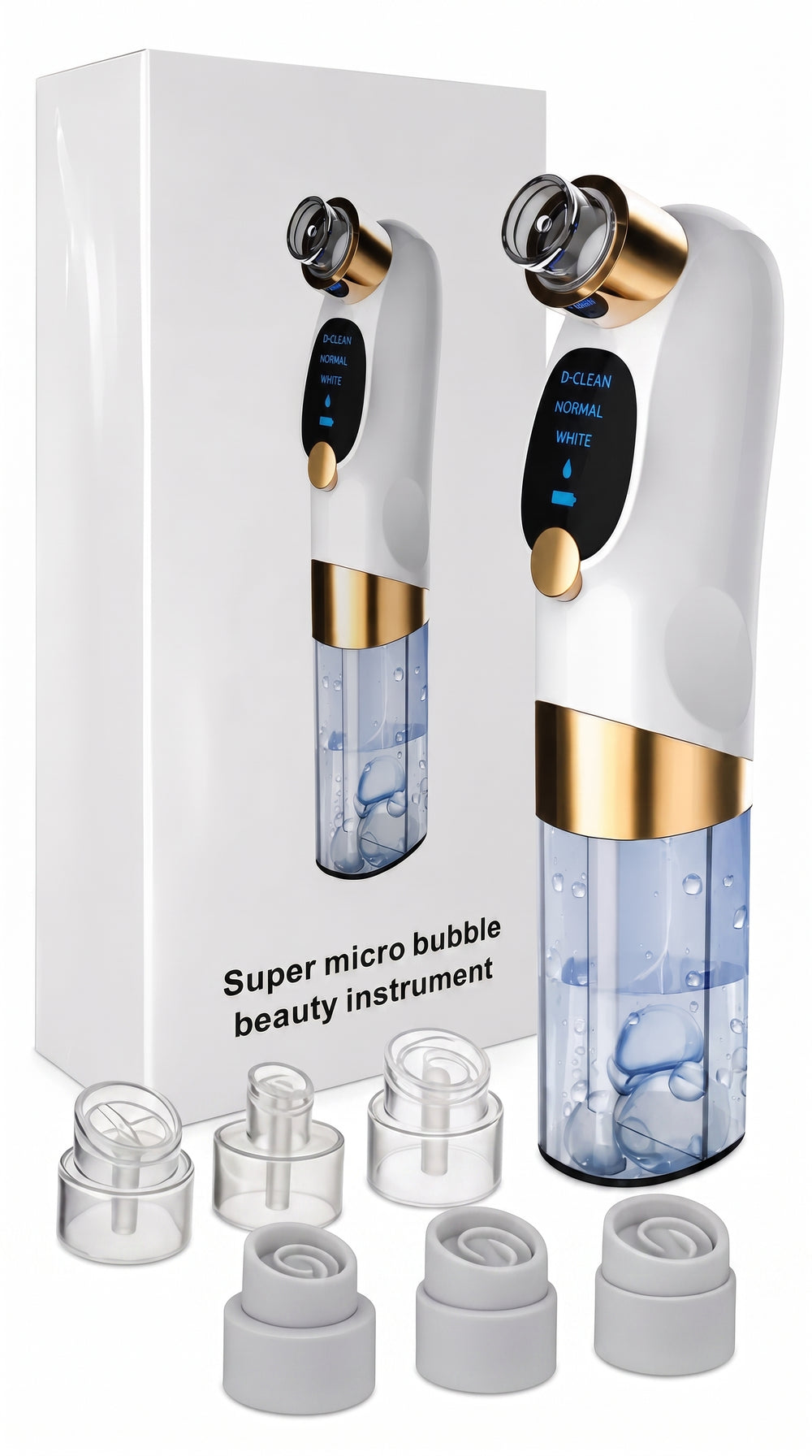 HydroPore Pro™ - Extractor Hidro-Facial por Succión con Agua